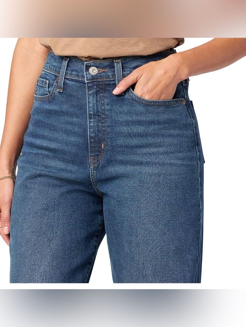 Levi’s Heritage High-Rise Women's Blue Denim Jeans straight leg loose fit